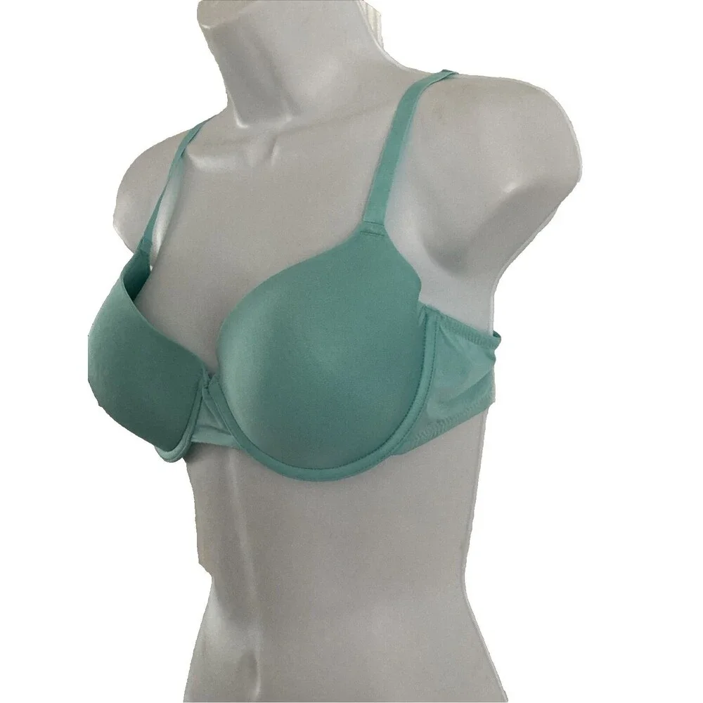 Ellen Tracy 59983P2 Underwire Bra Women Sz 38B Green Lightly Padded T Shirt Bra